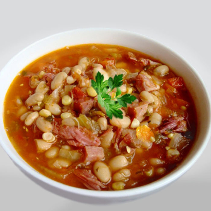 Ciorbă de fasole cu afumătură