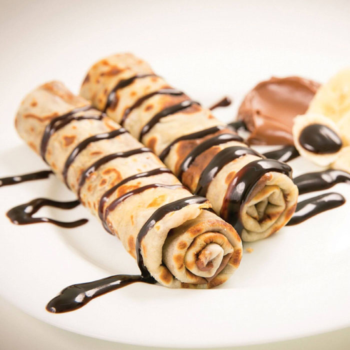 Clătite cu dulceață/ ciocolată/ înghețată