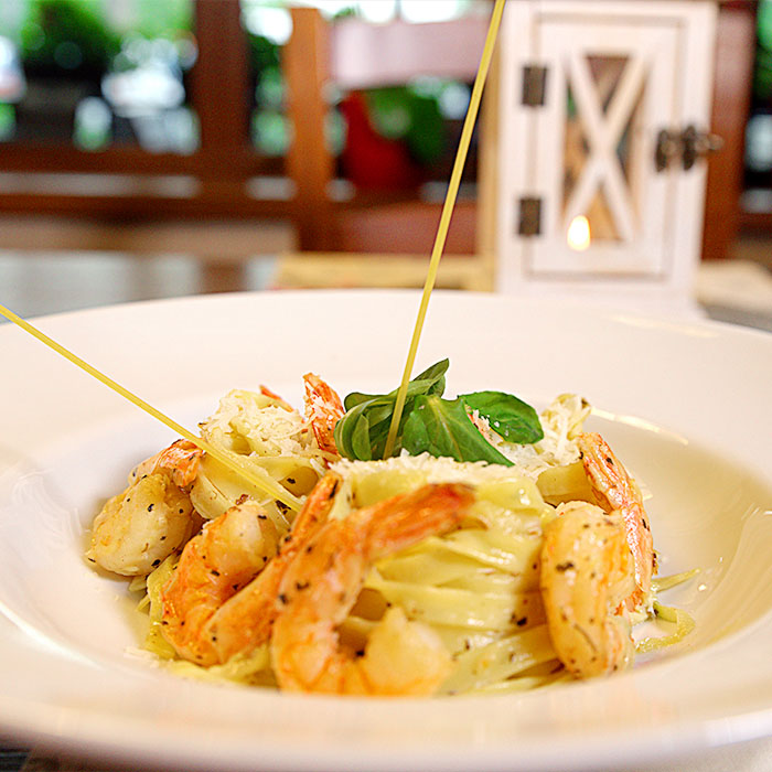 Spaghete cu creveți